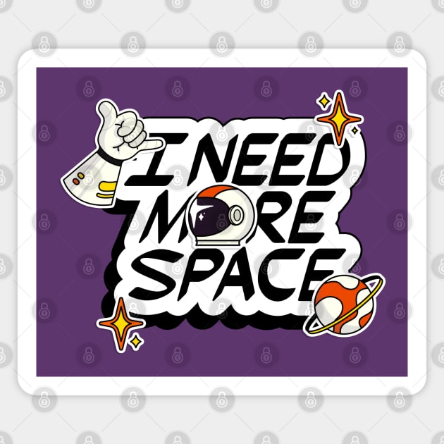 I NEED MORE SPACE Sticker by GreatSeries